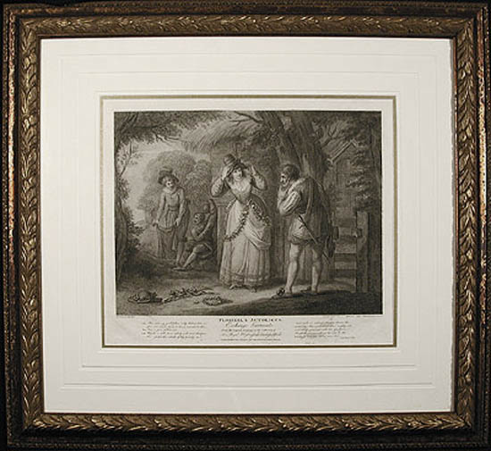 Francesco Bartolozzi - Framed Image - Florizel and Autolicus