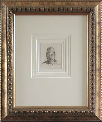 Arthur Joseph Gaskin - Framed Image - Portrait of Louis Fairfax Muckley