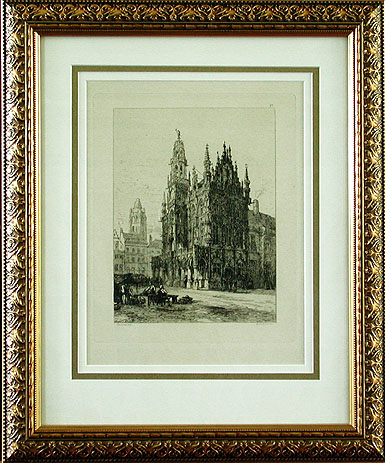 Sir Ernest George - Framed Image - Oudenarde