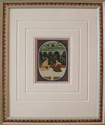 Indian School - Framed Image - The Romance of Rama and Sita