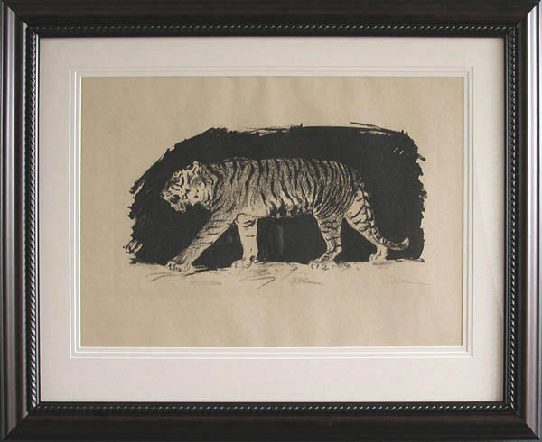 Walther Klemm - Framed Image - Tiger