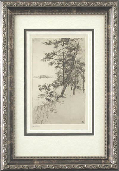 Eugene Paul Metour - Framed Image - Southern Pines