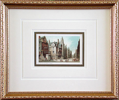 Thomas Nelson and Sons - Framed Image - John Knox's House and Canongate Edinburgh