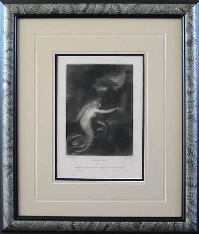 John Ogborne - Framed Image - Paradise Lost Death Leaving the Gates of Hell