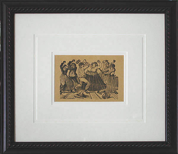 Jose Guadalupe Posada - Framed Image - Pleito de Suegras or Argument Between Mothers-in-Law