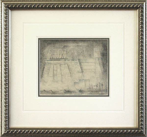 Mario Rangel - Framed Image - La Obra or Construction Site