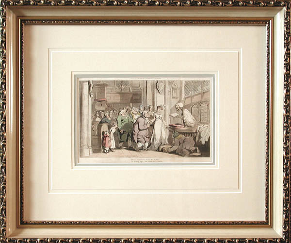 Thomas Rowlandson - Framed Image - The Wedding