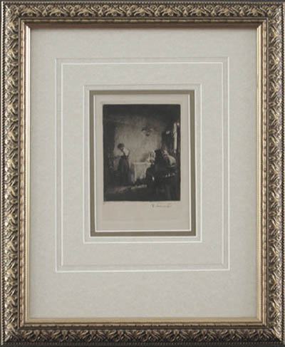 Ferdinand Schmutzer - Framed Image - Entdecktes Geheimniss