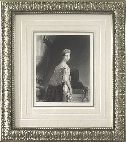 Charles Edward Wagstaff - Framed Image - Victoria in her Coronation Robes