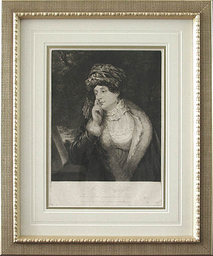 William Ward - Framed Image - Mrs. Braddyll