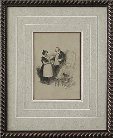 Adolphe Willette - Framed Image - Sweet Dessert